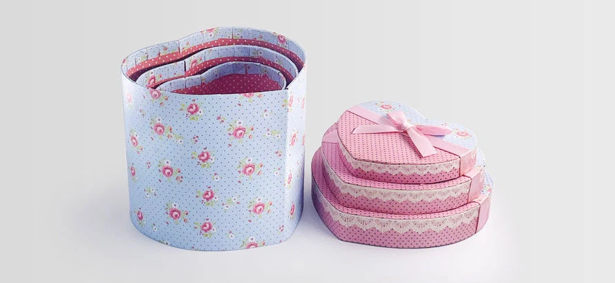 heart shaped box set------2